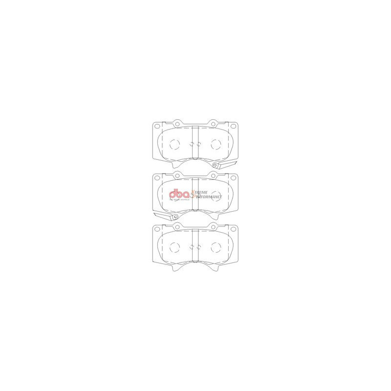 Тормозные колодки DBA DB1482XP для Pajero 4 (5-ти дверный)